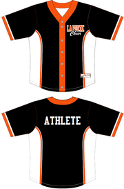 La Porte HS Parents - Full Button Baseball Jersey