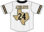 Texas Aces - Full Button Baseball Jersey |24