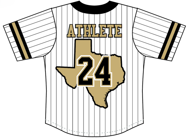 Texas Aces - Full Button Baseball Jersey |24