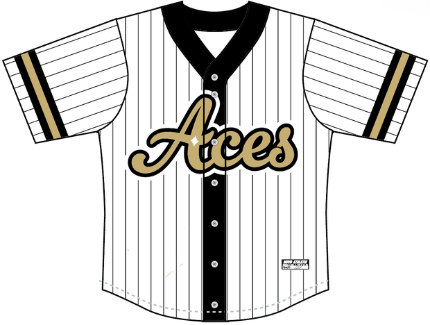 Texas Aces - Full Button Baseball Jersey |24